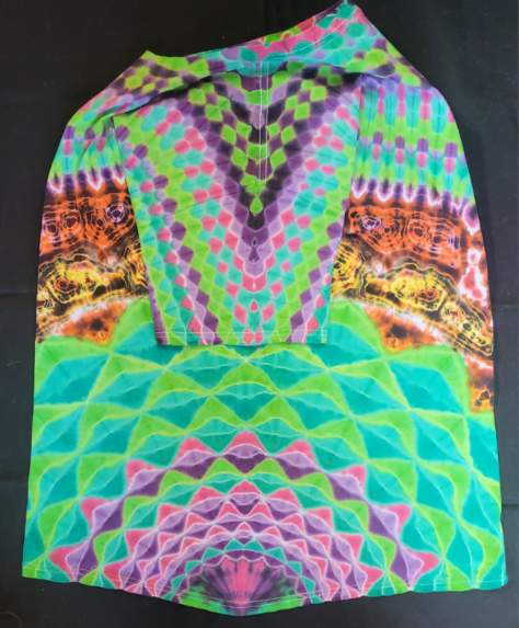 Large Half Mandala with Geodes & Honeycomb