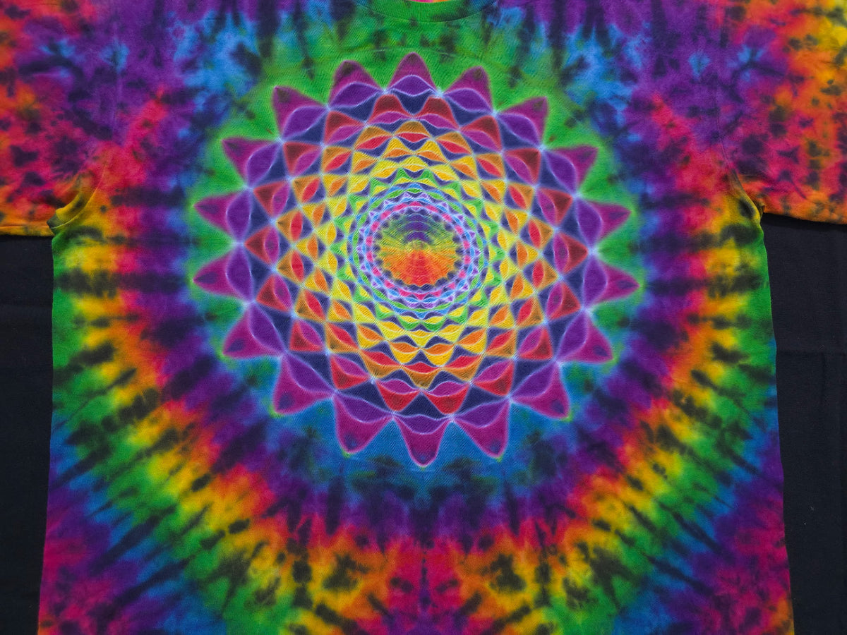 Large Mandala with Honeycomb back