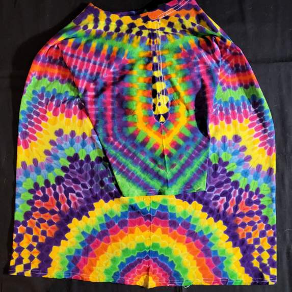 2XL 18 Point Half Side Starburst Mandala