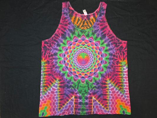 XL Mandala with Wrap Around Zigzag Honeycomb