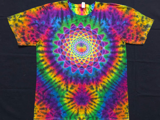 Large Mandala with Honeycomb back